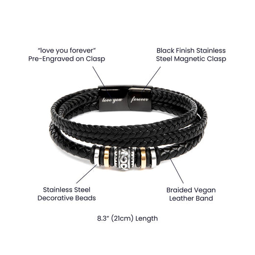 TO MY SON STAND TALL BRACELET